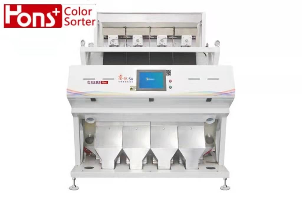 5400 Pixel 4 Chutes CCD Color Sorter Selected Function